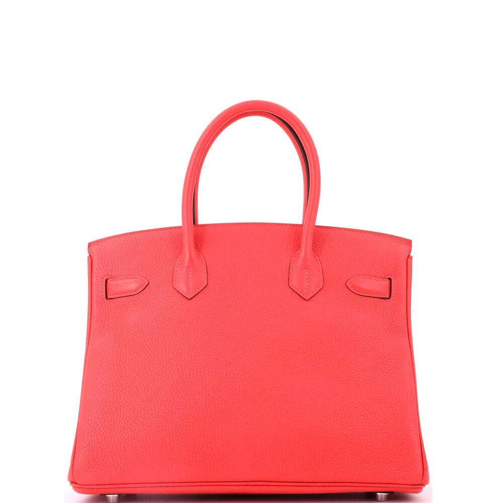 Hermes Birkin 30 Red Togo with Palladium Hardware - Picture 4 of 8